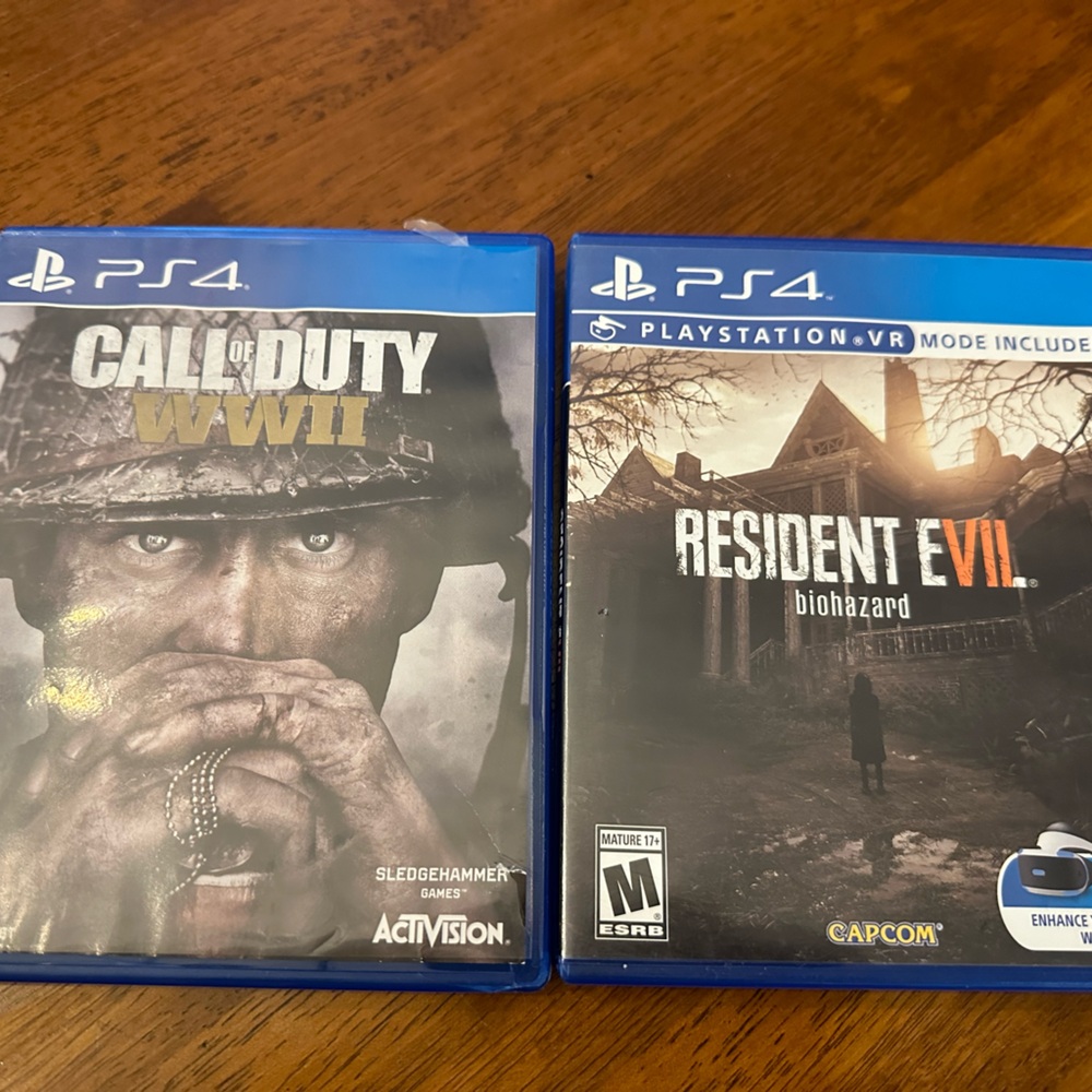 PS-4 games. Rated R
